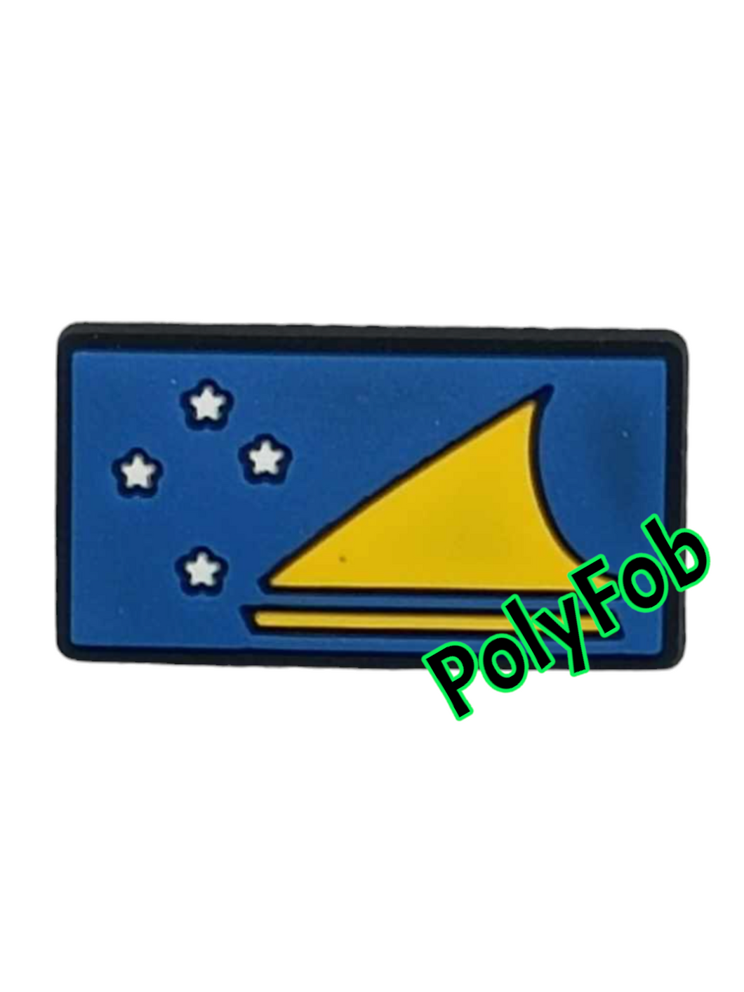 TOKELAU FLAG CROC CHARM