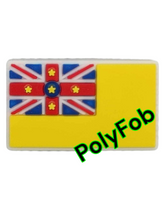 Load image into Gallery viewer, NIUE FLAG CROC CHARM
