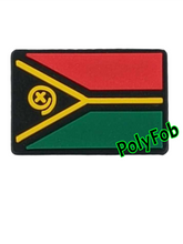 Load image into Gallery viewer, VANUATU FLAG CROC CHARM
