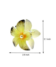 Load image into Gallery viewer, Plumeria Flower Hair Claw Clips
