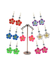 Load image into Gallery viewer, Fimo Flower Earrings
