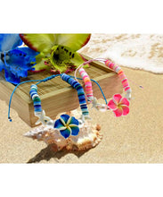 Load image into Gallery viewer, Fimo Flower Coconut Shell Adjustable Bracelet
