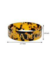 Load image into Gallery viewer, "Samoa" Faux Turtle Shell Bangle
