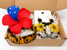 Load image into Gallery viewer, Island Gift Sets – Kaulima, Earrings &amp; Flower
