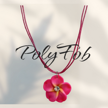 Load image into Gallery viewer, Fimo Flower Necklace 16&quot;
