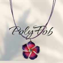 Load image into Gallery viewer, Fimo Flower Necklace 16&quot;
