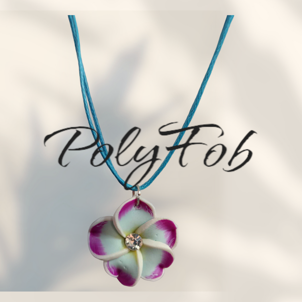 Fimo Flower Necklace 16