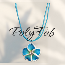 Load image into Gallery viewer, Fimo Flower Necklace 16&quot;
