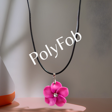 Load image into Gallery viewer, FIMO FLOWER PENDANT NECKLACE
