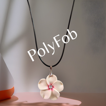 Load image into Gallery viewer, FIMO FLOWER PENDANT NECKLACE
