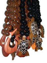 Load image into Gallery viewer, BROWN KUIKUI LEI WITH FISHHOOK PENDANT
