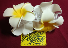 Load image into Gallery viewer, FRANGIPANI CLAW HAIR CLIP
