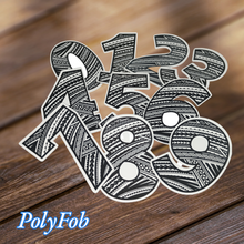 Load image into Gallery viewer, Numbers &quot;0 to 9&quot; Tribal Vinyl Sticker Bundle 2 x 3 (10 Numbers)
