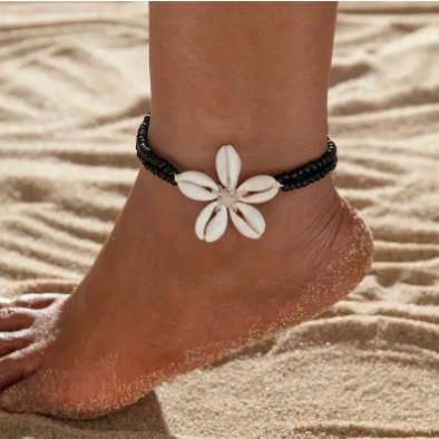 OCEAN BLOSSOM ADJUSTABLE ANKLET