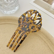 Load image into Gallery viewer, ELEGANT FAUX TURTLE/LEOPARD DESIGN SELU (COMB)
