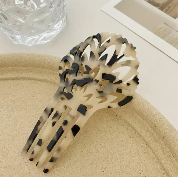 ELEGANT FAUX TURTLE/LEOPARD DESIGN SELU (COMB) – PolyFob Creations