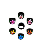 Load image into Gallery viewer, Flower Wood Rings
