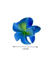 Load image into Gallery viewer, Tropical Plumeria Blossom Hair Clip Set
