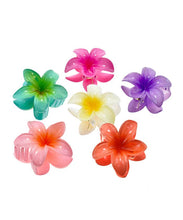 Load image into Gallery viewer, Acrylic Plumeria Flower Hair Clip
