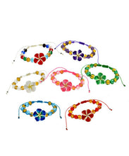 Load image into Gallery viewer, Fimo Flower Beaded Bracelet
