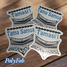 Load image into Gallery viewer, TRADITION POLYNESIA VINYL STICKERS 3 X 4
