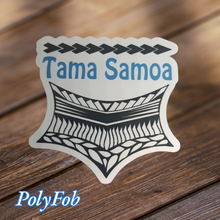 Load image into Gallery viewer, TRADITION POLYNESIA VINYL STICKERS 3 X 4
