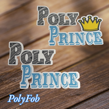 Load image into Gallery viewer, POLY ROYALS VINYL STICKERS 2 X 3
