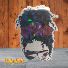 Load image into Gallery viewer, ISLAND GIRL PRINT VINYL STICKERS 3 x 4
