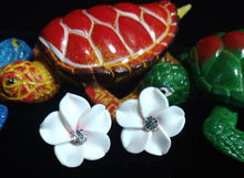 Load image into Gallery viewer, FIMO PLUMERIA EARRINGS
