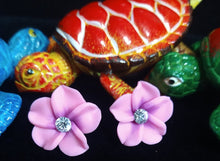 Load image into Gallery viewer, FIMO PLUMERIA EARRINGS
