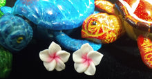 Load image into Gallery viewer, LIL TEINE FIMO PLUMERIA EARRINGS
