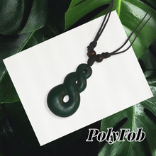 Load image into Gallery viewer, ADJUSTABLE RESIN FAUX JADE POLYNESIAN PENDANT
